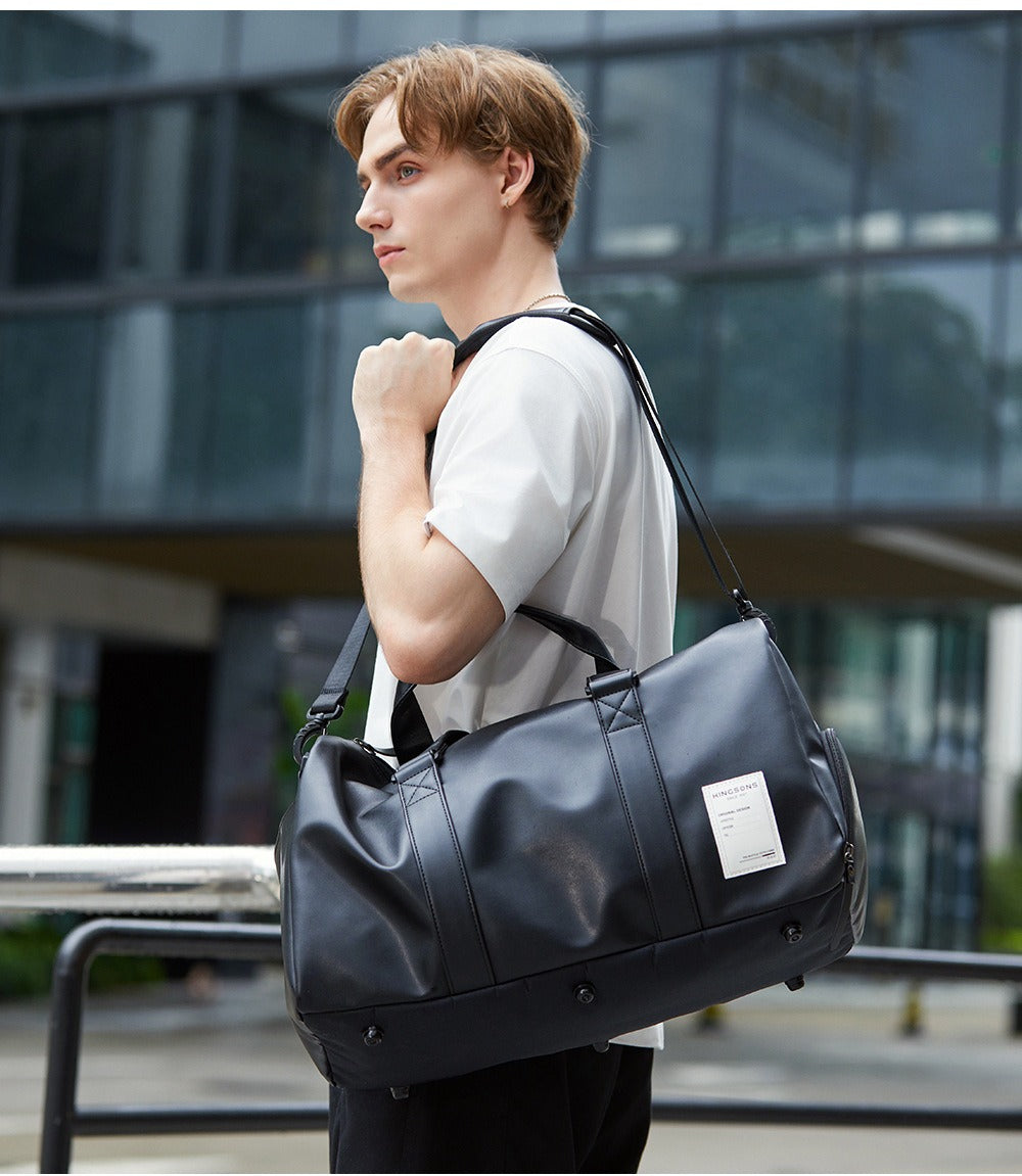 Kingsons Men’s Gym Bag – Water-Resistant, Multi-Compartment Sports duffel bag | 3332
