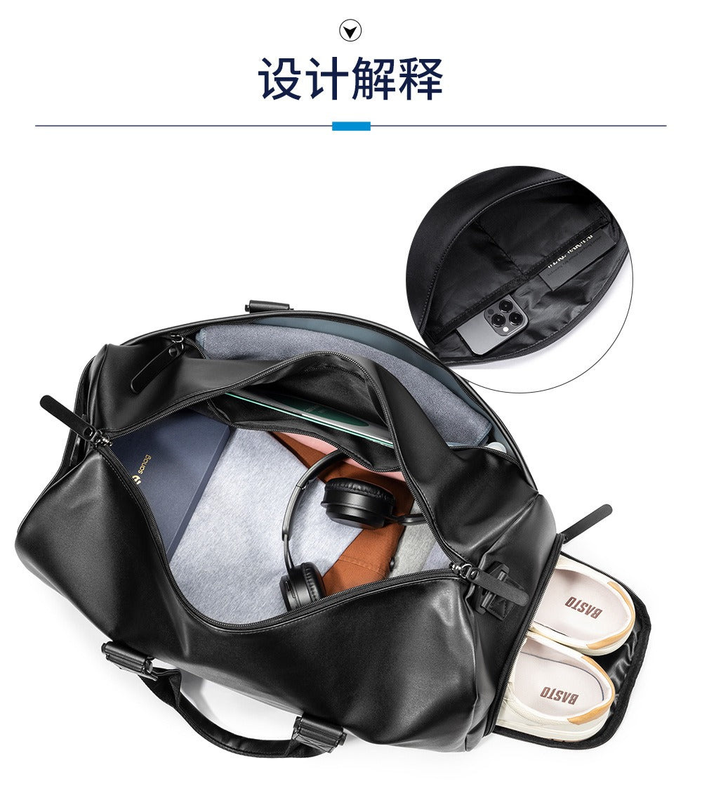 Kingsons Men’s Gym Bag – Water-Resistant, Multi-Compartment Sports duffel bag | 3332