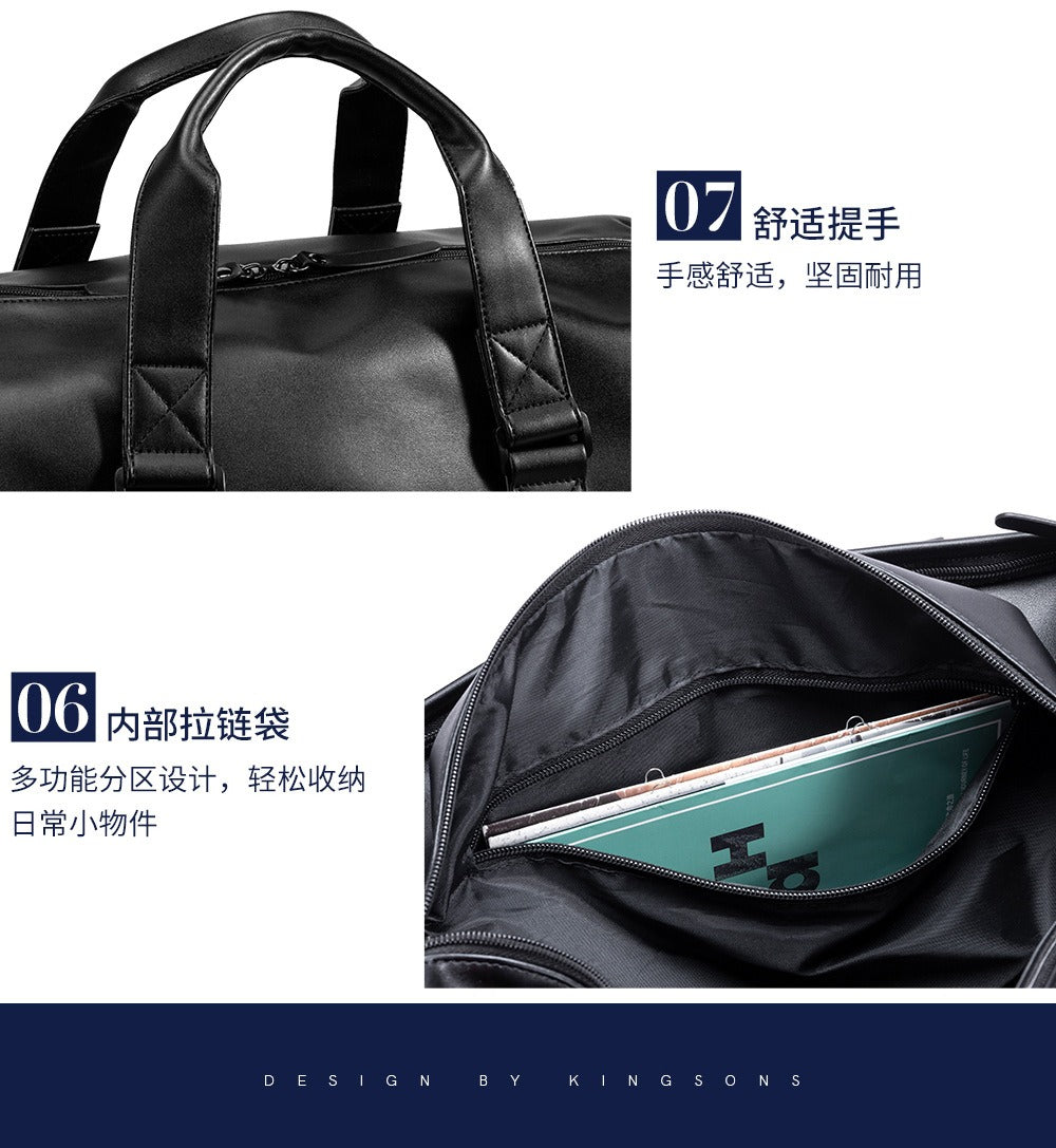 Kingsons Men’s Gym Bag – Water-Resistant, Multi-Compartment Sports duffel bag | 3332