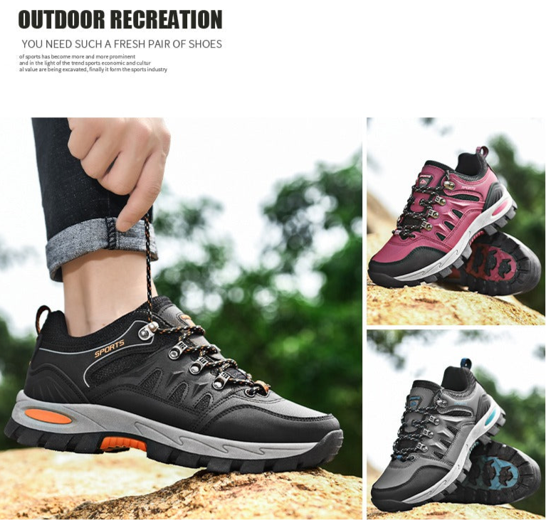 Men Outdoor Hiking Boots Durable & Comfortable Mountaineering Shoes | A20