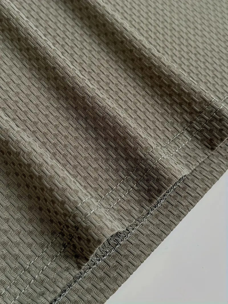 Men's Bamboo Stripe Short Sleeve T-Shirt Breathable, Stretchy Summer Casual Wear | 115 CSF