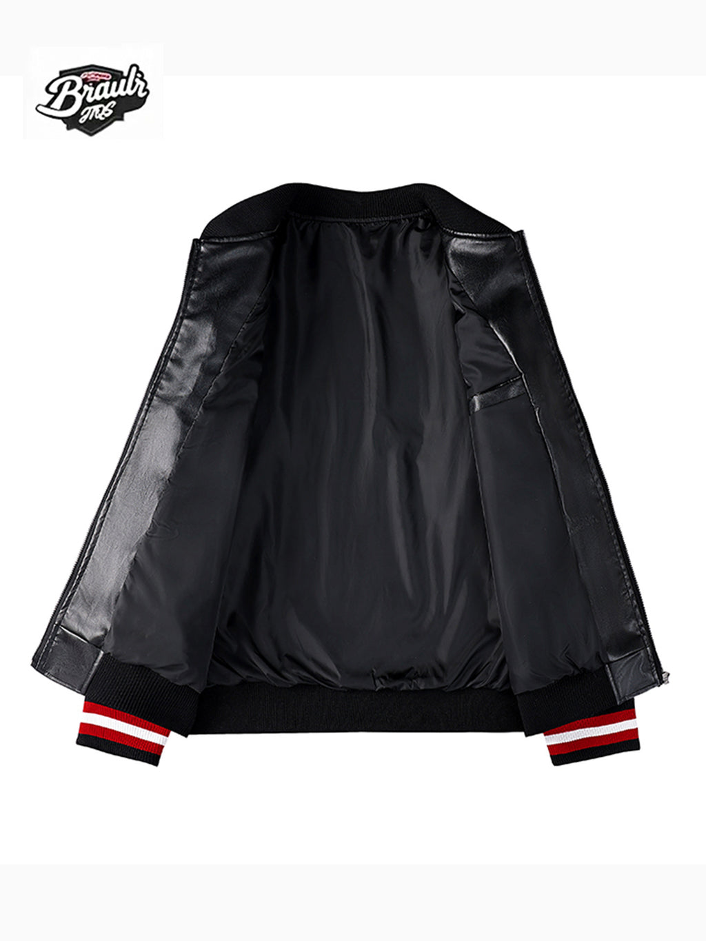 Men's PU Leather Moto Jacket | 2026 Korean Style Racing Coat | Waterproof Windproof Fleece-Lined Biker Outerwear