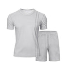 Men's Waffle Texture Lounge Set - 2025 Spring Summer Casual Two-Piece Outfit | CY20