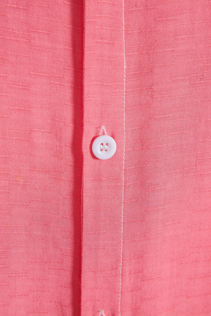 Men’s Solid Color Lapel Short Sleeve Shirt Business Casual Summer Style Shirt | CCS05