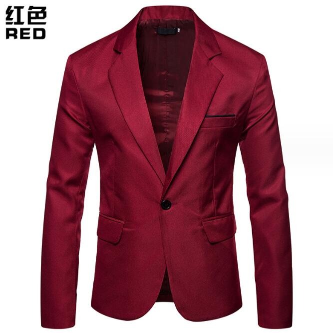 High Quality England Fashion Slim Fit Blazer Solid Color Business Casual Party Wedding Suit Coat | X09