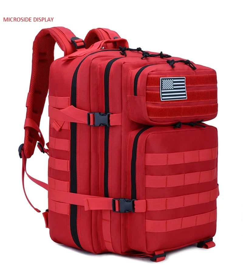 New Trending Portable Molle Bag 45L Mountain Travel Luggage Oxford Tactical Backpack