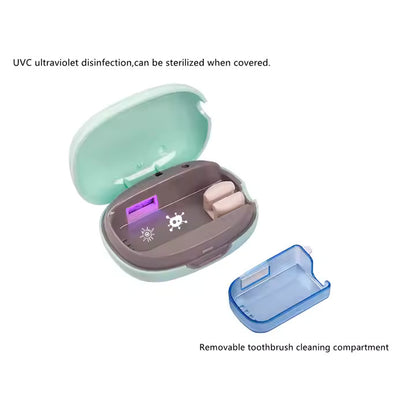 UVC Mini Toothbrush Sterilizer Portable & Effective Dental Hygiene Solution | STB-022