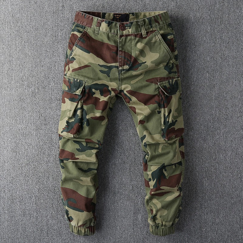 High-Quality Men's Casual Camouflage Pants Loose & Wear-Resistant Trousers | 211