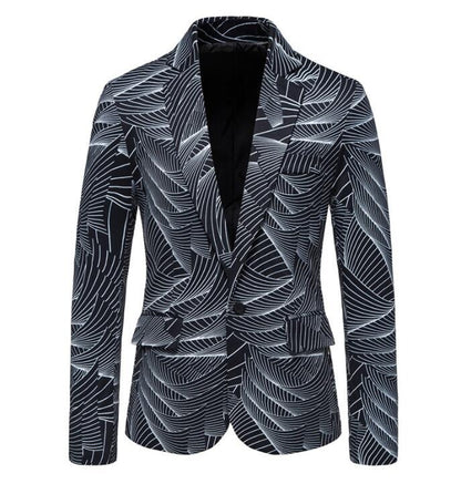 Men Casual Classic Smart Fit Blazer Jackets Suit One Button Lightweight Coat Jacket | X952