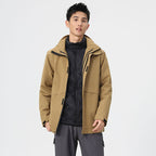 Men's 3-in-1 Winter Jacket with 90% White Duck Down | Waterproof Windproof Hiking Coat | All-Season Outdoor Protection | 251905