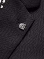 Men's Plus Size Casual Blazer | Stretch & Non-Iron Checkered Sport Coat | Oversized Comfort Fit Jacket for Big Gentlemen | XKX-Q5573