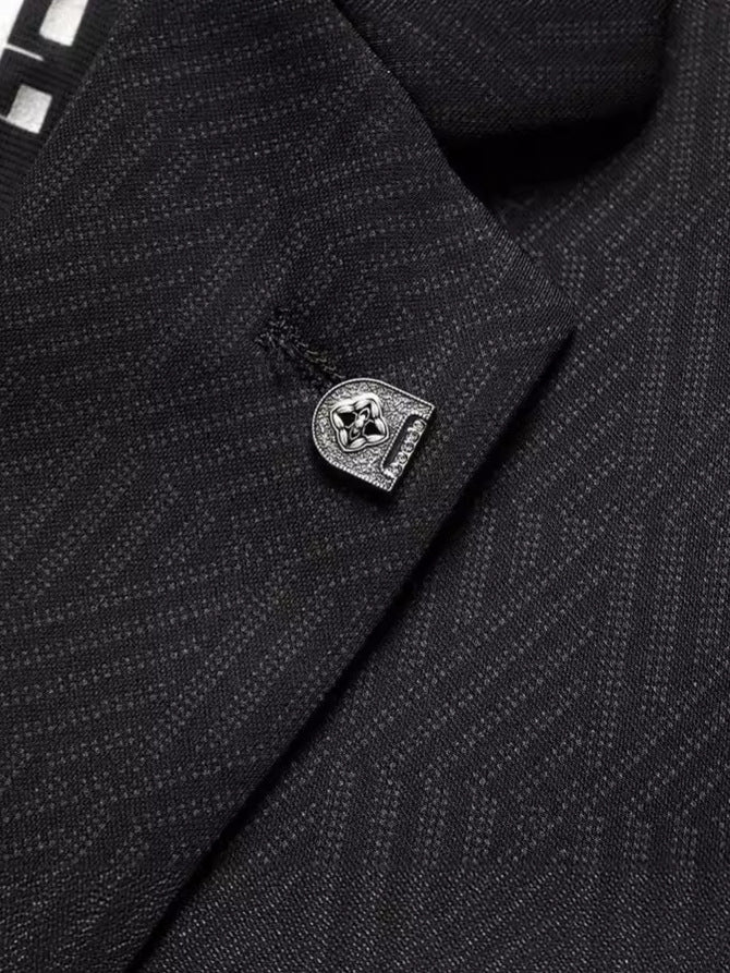 Men's Plus Size Casual Blazer | Stretch & Non-Iron Checkered Sport Coat | Oversized Comfort Fit Jacket for Big Gentlemen | XKX-Q5573