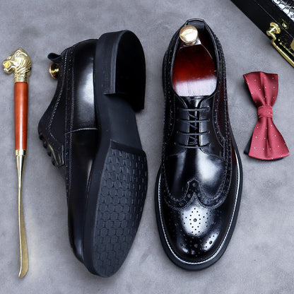 Men's Genuine Leather Dress Shoes | Premium Wedding & Business Formal Shoes - Elegant & Comfortable | 23558