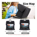 Outdoor Laptop Sun Shade Cover | Portable Privacy Screen for Laptops | Foldable Anti-Glare Shield for Work & Travel