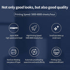 Thermal Label Printer Wireless Shipping Label Printer Royal Mail, UPS, DHL, Evri Label Printer Mobile, USB + Bluetooth Support Printer