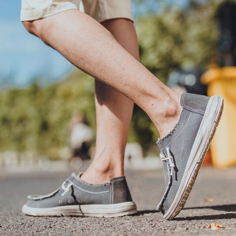 Men’s Breathable Lace-Up Summer Sneakers | Lightweight Low-Top Casual Shoes | 8803