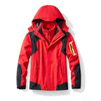 Unisex Winter Sport Hiking Mountain Filling Cotton Polar Fleece Three in One Outdoor Hiking Jacket |