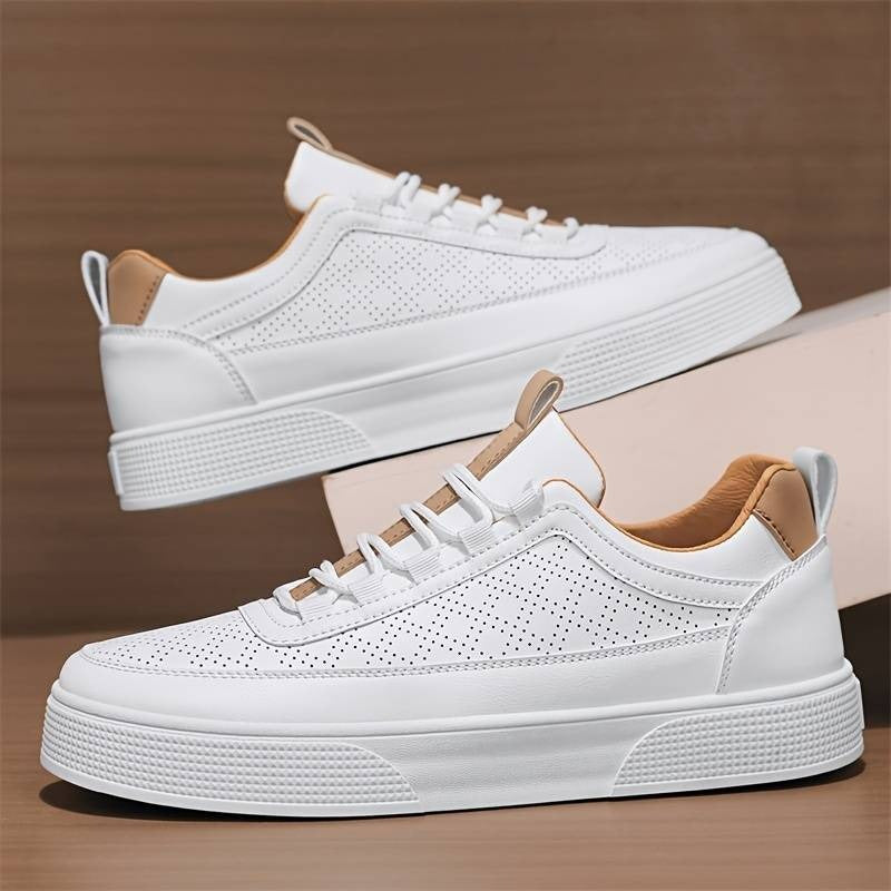 Men s Comfy Street Skateboard Shoes Non Slip Durable Lace Up Cushioned Gear Outlet