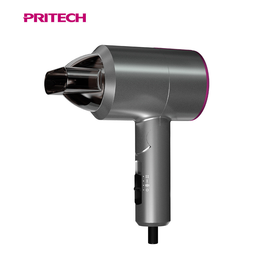 PRITECH 1100W Mini Foldable Travel Hair Dryer Compact DC Motor for Easy Portability | TC-2457