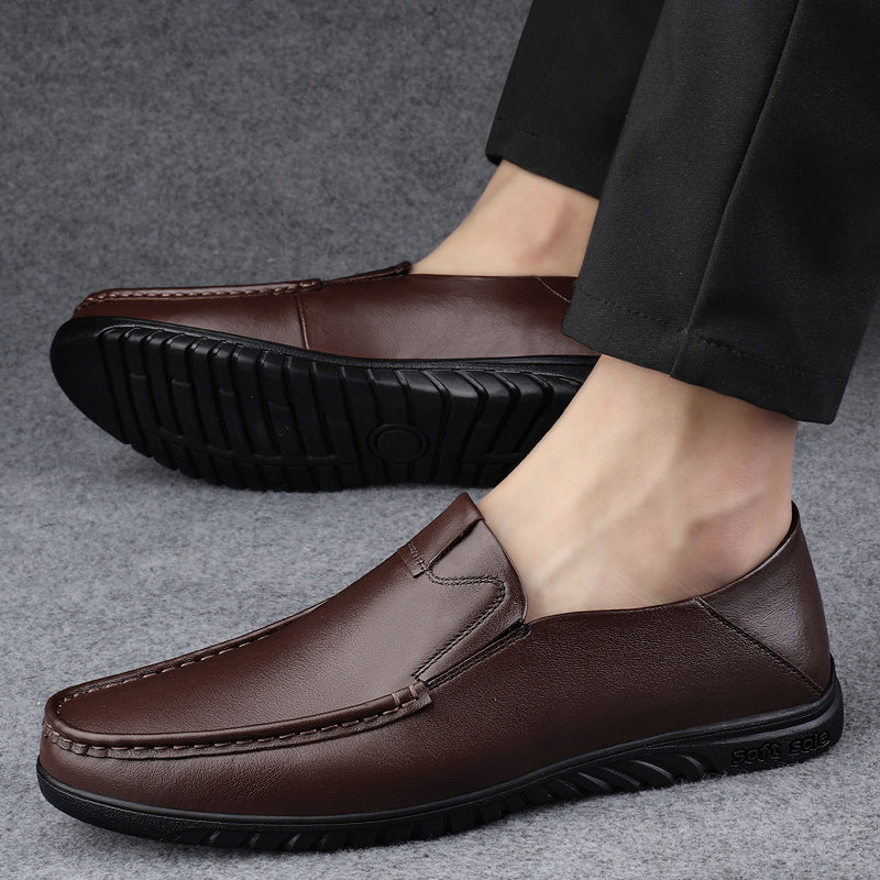 Scarpe da lavoro in pelle, mocassini slip-on, scarpe da passeggio | B2102 