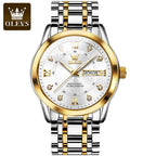 Luxury Stainless Steel Quartz Watch for Men High Quality Casual & Business Gold Wristwatch | 5513