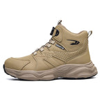 Men's Steel Toe Winter Safety Shoes Microfiber Leather Boots Anti-Smash Non-Slip Work Shoes | 7926