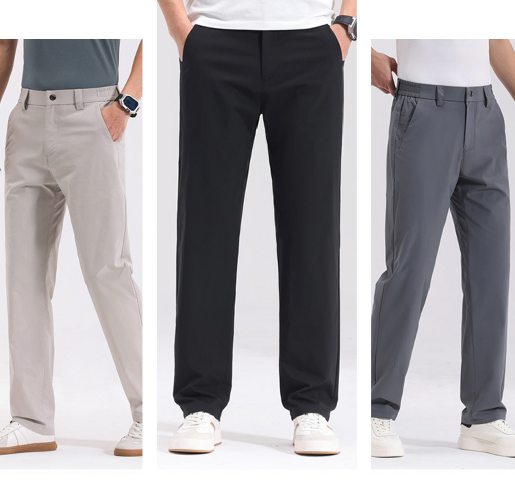 CoolForm Essentials – Men’s Lightweight Casual Pants for Work & Travel 2025 | L19-6666