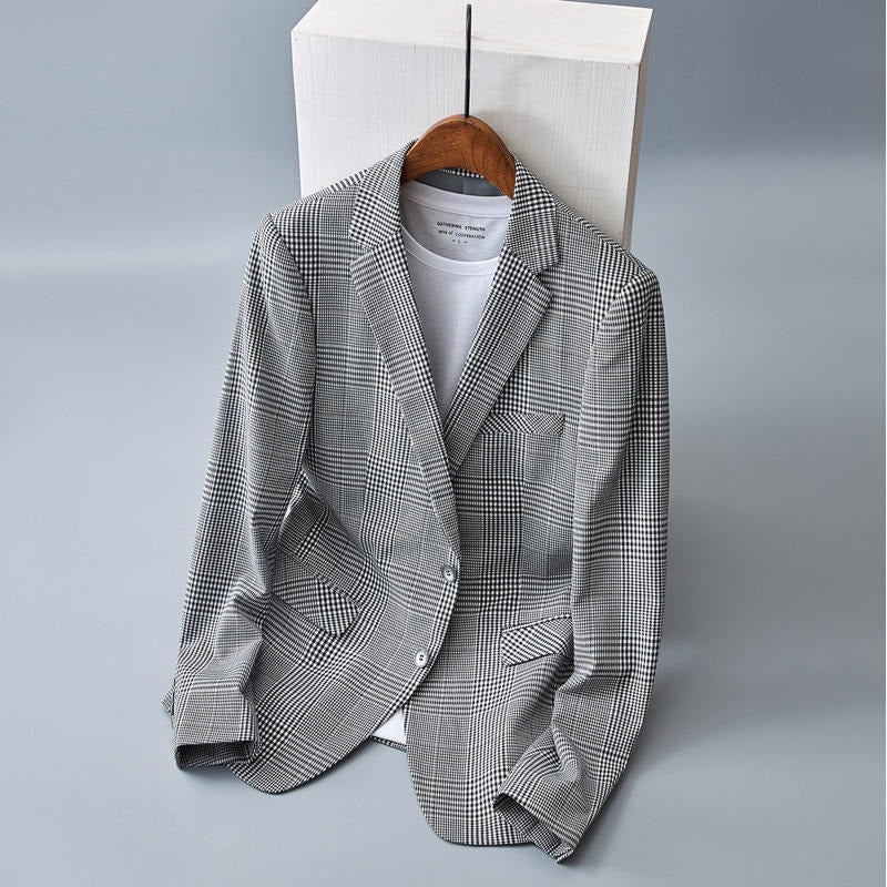 Premium Men’s Slim Fit Business Casual Blazer – Single Breasted UK | C80325