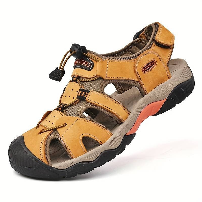 Men's Breathable Trendy Sandals Comfy Non Slip Shoes Casual Outdoor Sandals | 7258