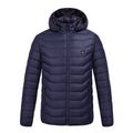 Winter Heated Down Jacket Veste Chauffante Rechargeable Battery USB Electric Heated Hooded Smart Jacket | M09