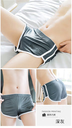 Aroku Men's Cooling Silk Boxers – Mid-Rise Breathable Lounge Pants | Quick-Dry Summer Underwear for Ultimate Comfort | 4034-DK