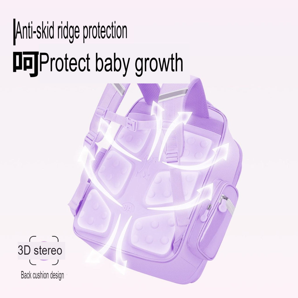 Kulomi Kids’ School Backpack – Lightweight, Ergonomic & Spine-Support Design for Children | 1-602