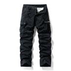 G-Stone Multi-Pocket Cotton Cargo Pants | Men‘s Outdoor Tactical Trousers | Relaxed Straight Leg Hiking & Work Pants | 8558