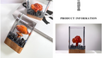 Atomic Bomb Mushroom Cloud Resin Lamp Oppenheimer Style Creative Night Light Decor Epoxy Craft for Desk & Gift