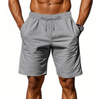 Men's Lightweight Linen-Blend Beach Shorts - Relaxed Fit 5-Inch Casual Shorts | WW-2
