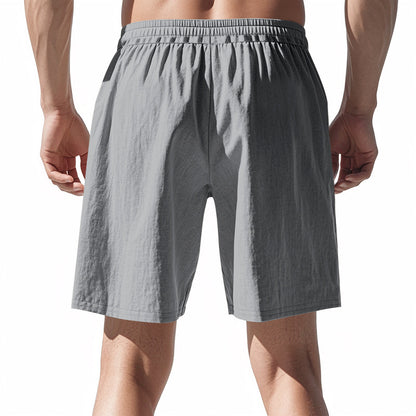 Men's Lightweight Linen-Blend Beach Shorts - Relaxed Fit 5-Inch Casual Shorts | WW-2