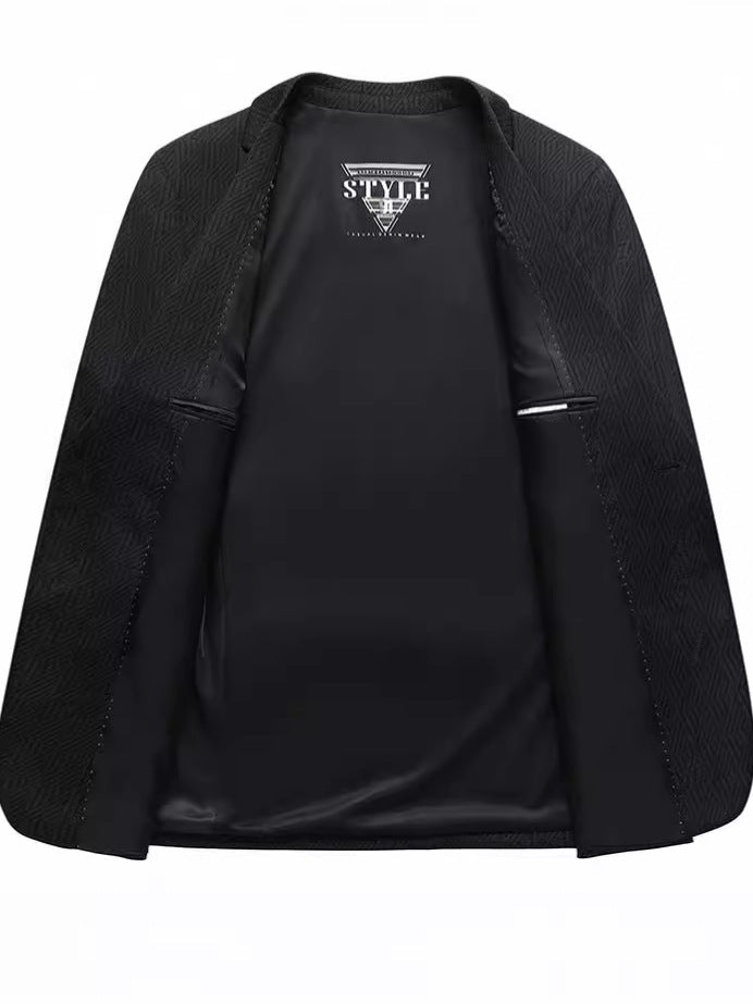 Men's Plus Size Casual Blazer | Stretch & Non-Iron Checkered Sport Coat | Oversized Comfort Fit Jacket for Big Gentlemen | XKX-Q5573