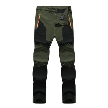 Men's Pants Breathable Waterproof Hiking Outdoor Climbing Thin Elasticity Quick Dry Trousers | S11111