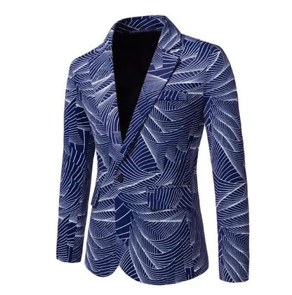 Men Casual Classic Smart Fit Blazer Jackets Suit One Button Lightweight Coat Jacket | X952