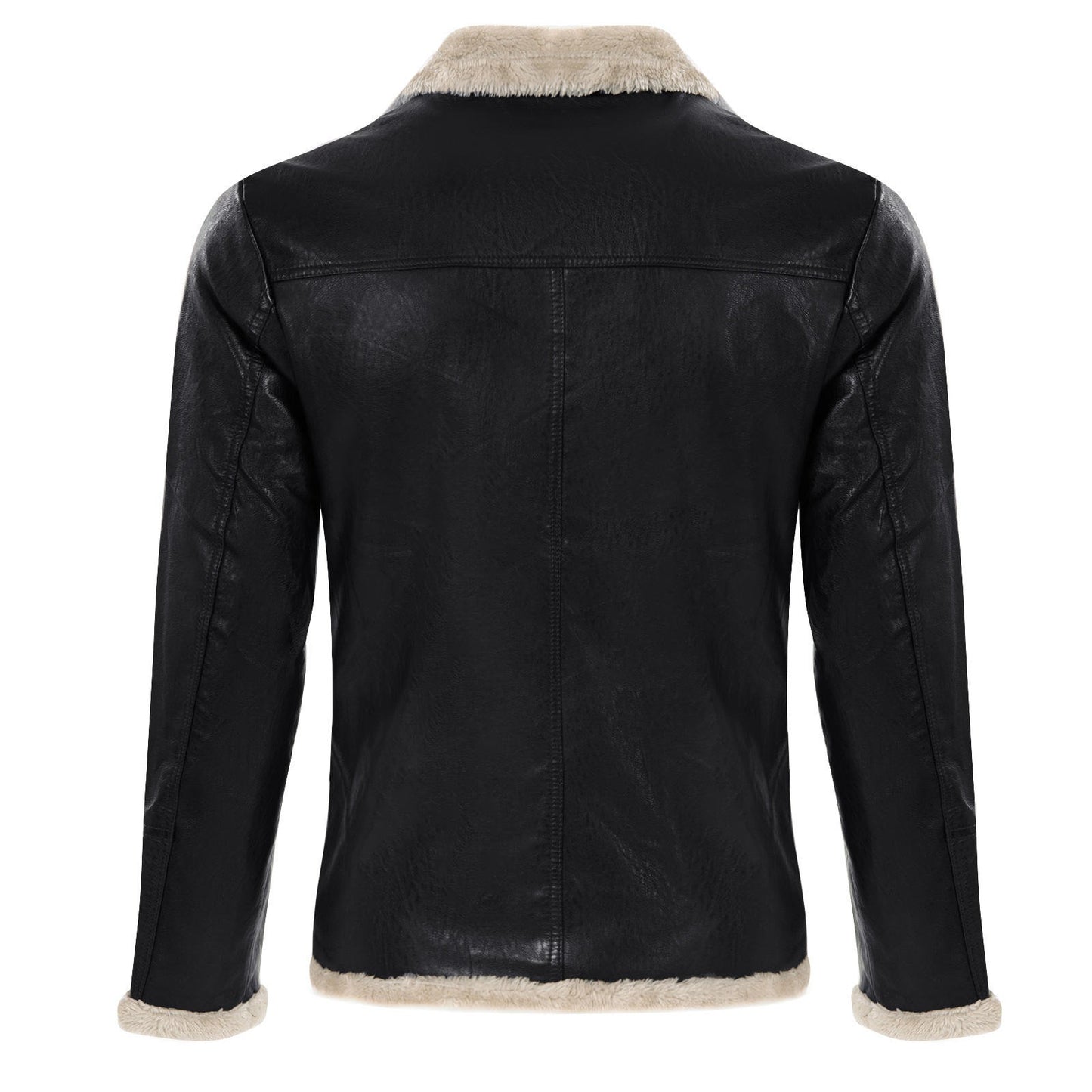 Premium Quality Winter Casual Warm Thick Fur Collar Cotton Leather Jackets | PY916-P90