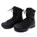 Men's Plus Size Hiking Shoes Autumn Winter High-Top Non-Slip Warm High-End Leather Combat Boots | 2025111