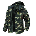 Mens Top Quality Warm Jacket Fleece Lined Waterproof Hooded Full Zip Bomber Coat
 | TJ153D