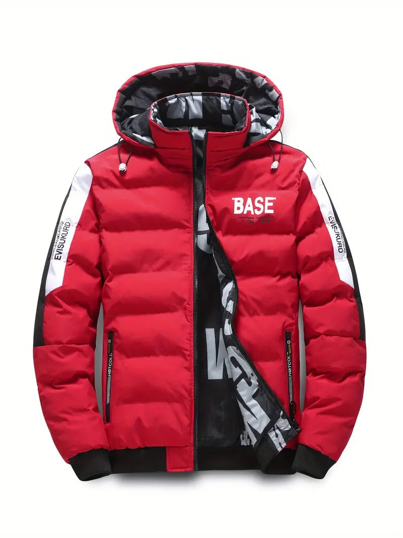 Men's Hooded Puffer Jacket Casual Regular Fit Winter Coat Down Jacket | 2021/TL