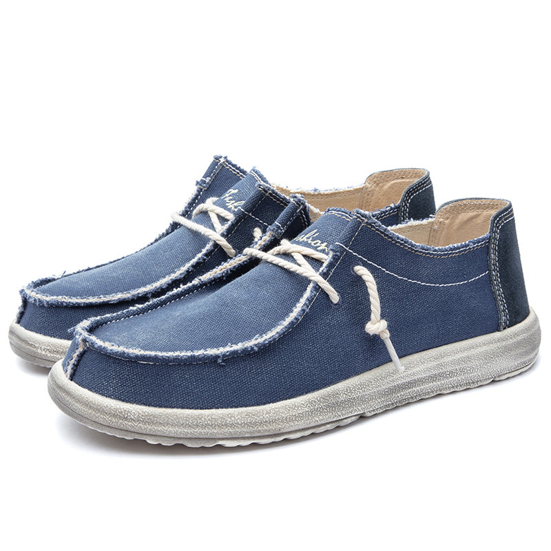 Men’s Breathable Lace-Up Summer Sneakers | Lightweight Low-Top Casual Shoes | 8803