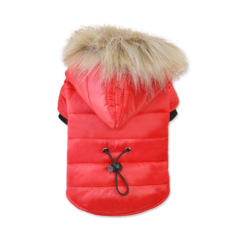 Pet Clothing Winter Puffer Coat Luxury Cotton Light Warm Down Jacket Dog Two-Leg Cotton Suit Pet Clothes |