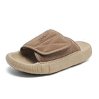 Men’s Suede Leather Fisherman Sandals | Outdoor Slide Slippers with Arch Support | Summer Beach Casual Shoes for Men | T98-1
