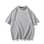 Men’s Heavyweight Cotton T-Shirt – Summer Casual Loose Fit, Solid Color Short Sleeve | BT1014
