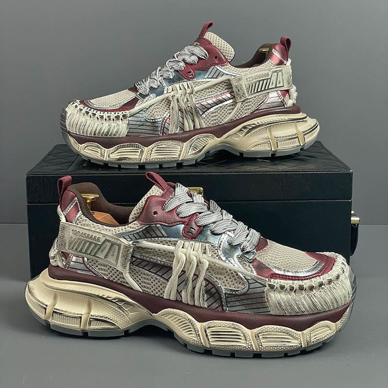 Men's Height-Increasing Breathable Casual Sports Shoes | Trendy Trainers Outdoor Sneakers