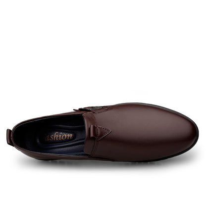 Scarpe casual da uomo traspiranti da guida, scarpe da sposa, mocassini slip-on in pelle | 23008 