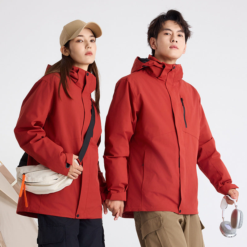 DZRZVD 3-in-1 Down Jacket | 5000mm Waterproof Trekking Coat with Detachable Down Layer | All-Season Outdoor Protection | 250826